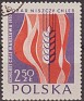 Poland 1957 Fire 2,50 ZT Multicolor Scott 788